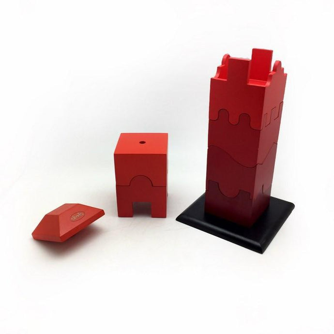 Skola Toys Jigsaw Tower Red Colour Gradation